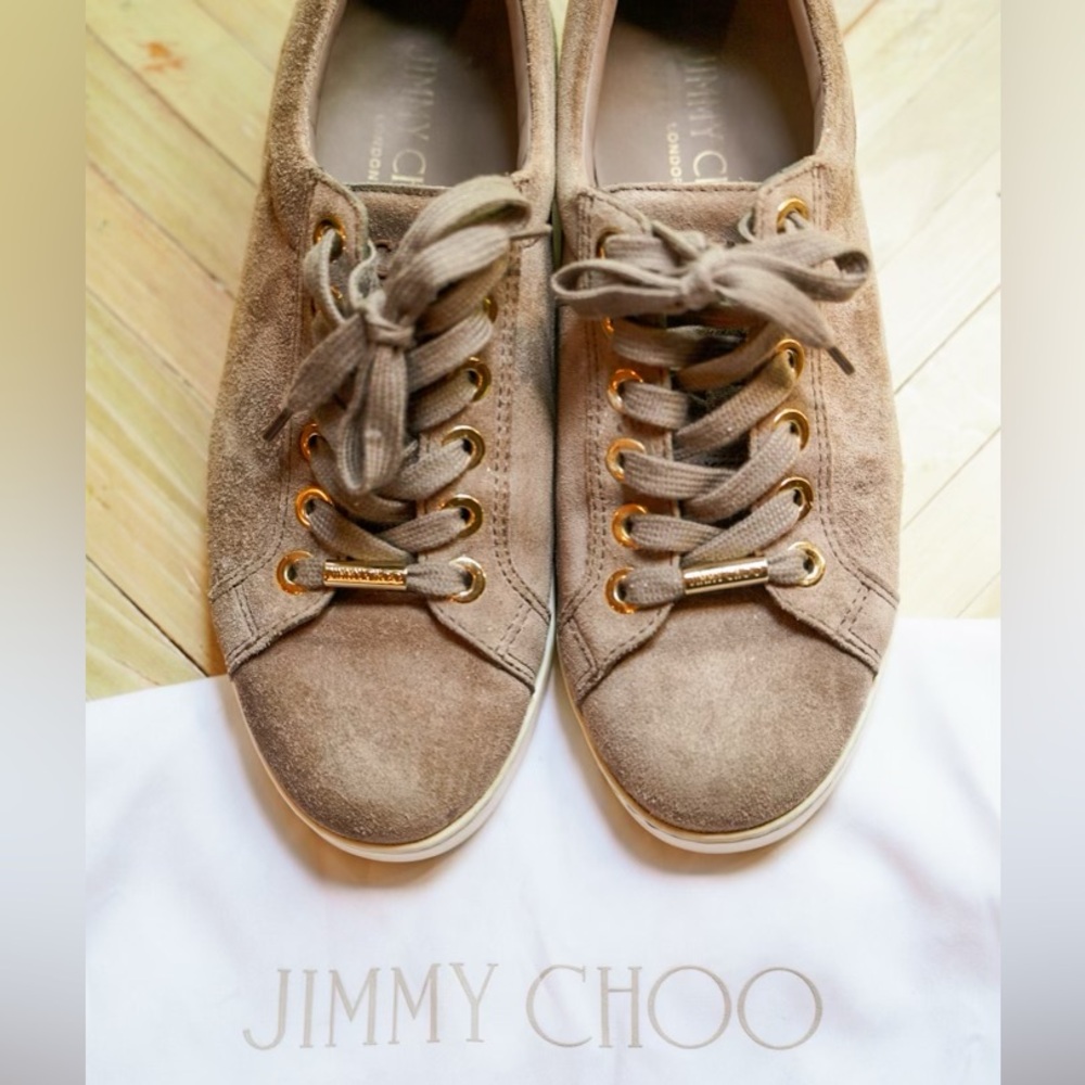 Jimmy Choo Cash Sneaker in Opal Gray